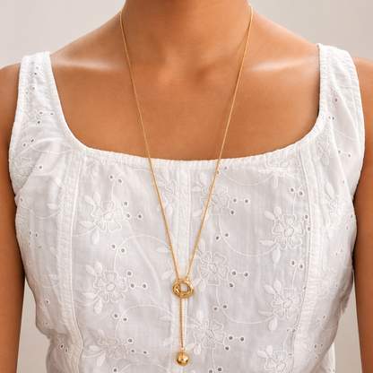 Elira Lariat Necklace