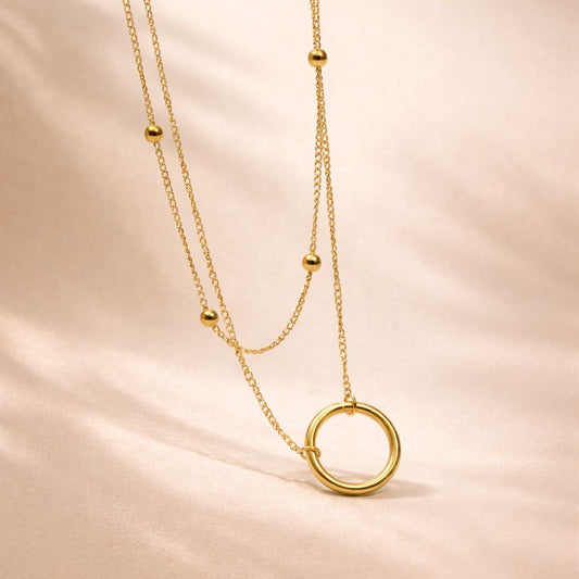 Solara Orbit Layered Necklace